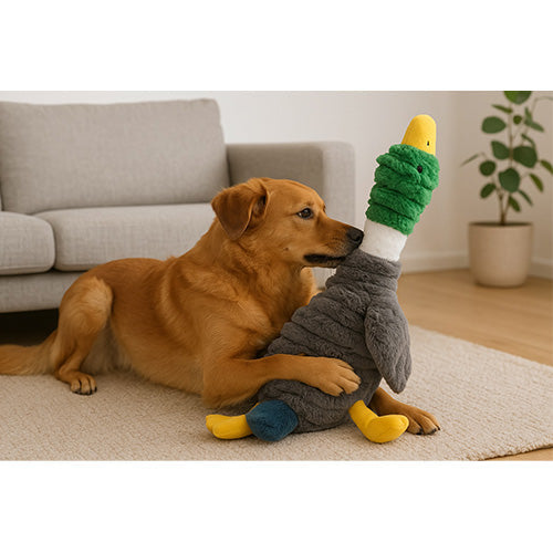 De Boon XL en XXL Hondenspeelgoed van Zachte Duurzame Corduroy Stof - Verkrijgbaar in 3 verschillende varianten en 2 maten