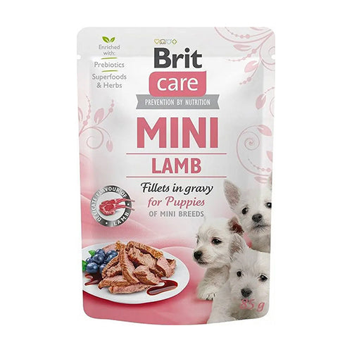 Brit care mini fillets lam 85 gram - natvoer - puppy