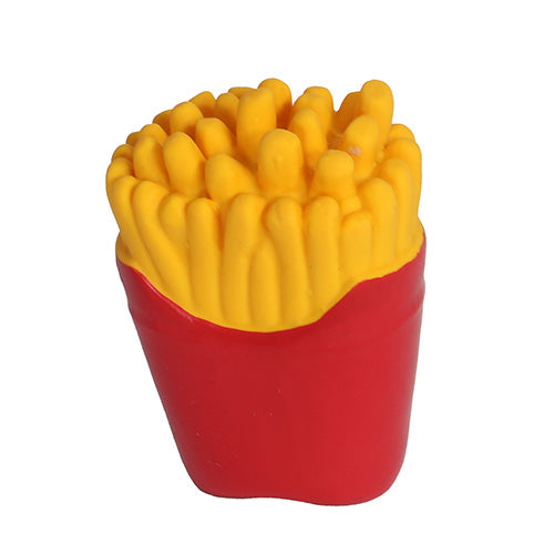 Hondenspeelgoed - Zakje friet - latex 5 cm - met piep