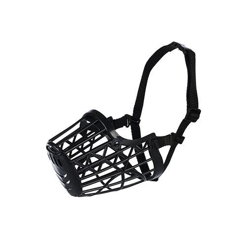 Trixie muilkorf kunststof zwart