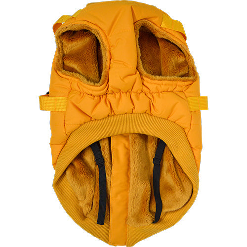 Jack and Vanilla Dogwalk Jacket Harness London – Hundemantel mit Geschirr – Gelb – Erhältlich in 7 Größen