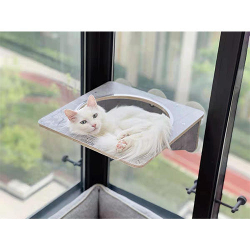 Katten Hangmat Raambed - Transparante Kunststof Bak - 40x40x15 cm