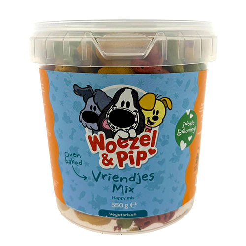 Woezel & Pip Freunde-Mix-Kekse im Glas, 550 Gramm