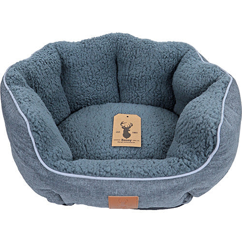 Boony ‘Est 1941’ Highland Graphite Honden of Katten Mand  - 3 maten