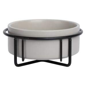 Jack and Vanilla keramische voerbak metalen stand Bon Appetit