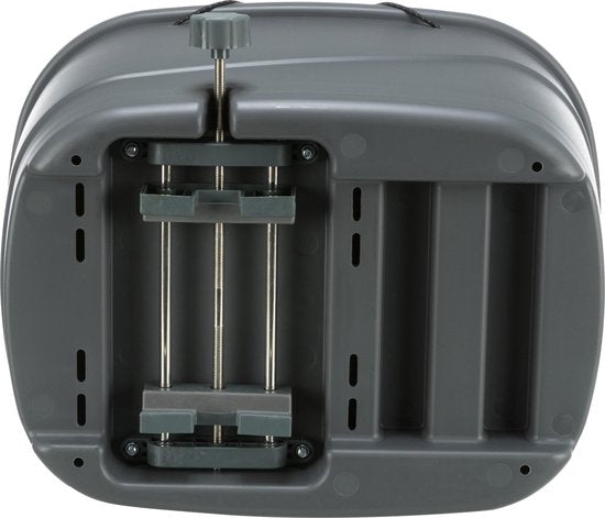 Trixie Fietsmand voor bagagedrager, kunststof/metaal, 36 × 47 × 46 cm, grijs