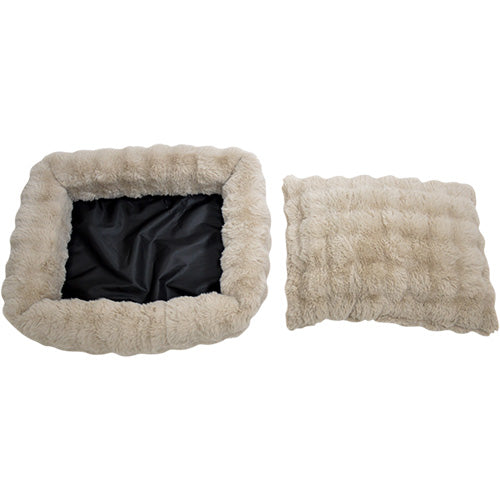 Jack and Vanilla HUSH Sofa Hondenmand & Kattenmand Beige – Zacht en Warm - Verkrijgbaar in 3 maten