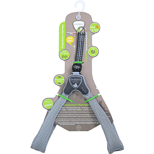 Luxe Coralpina harnas Cinquetorri lichtgrijs