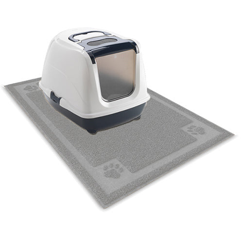 Uitloop/protectie mat grijs voor katten 90x60 cm