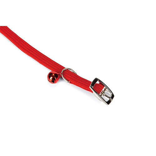 Beeztees Nylon Kattenhalsband - Rood - 30x1x0,01 cm