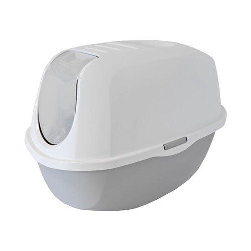 Kattenbak Smart Cat - Lichtgrijs Wit