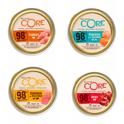 Wellness core kattenvoer kuipje Meat 85 gram in verschillende smaken