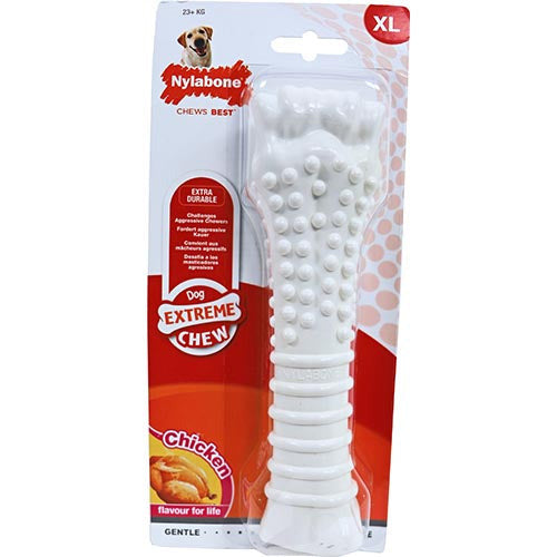 Nylabone dura chew harde bijters regular kip