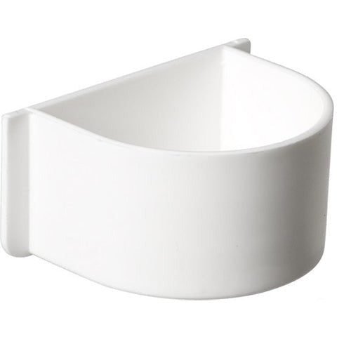 Papegaaien Voerbak - Wit - 11 x 8,5 x 6,5 cm