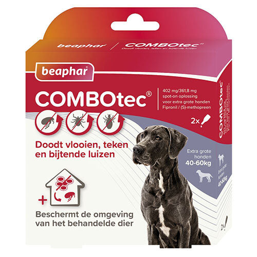 Beaphar COMBOtec® Spot-On Hond - Pipetten tegen vlooien, teken en bijtende luizen