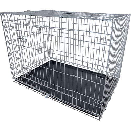 Hondenbench - draadkooi - taupekleur - 2 deuren - verschillende maten