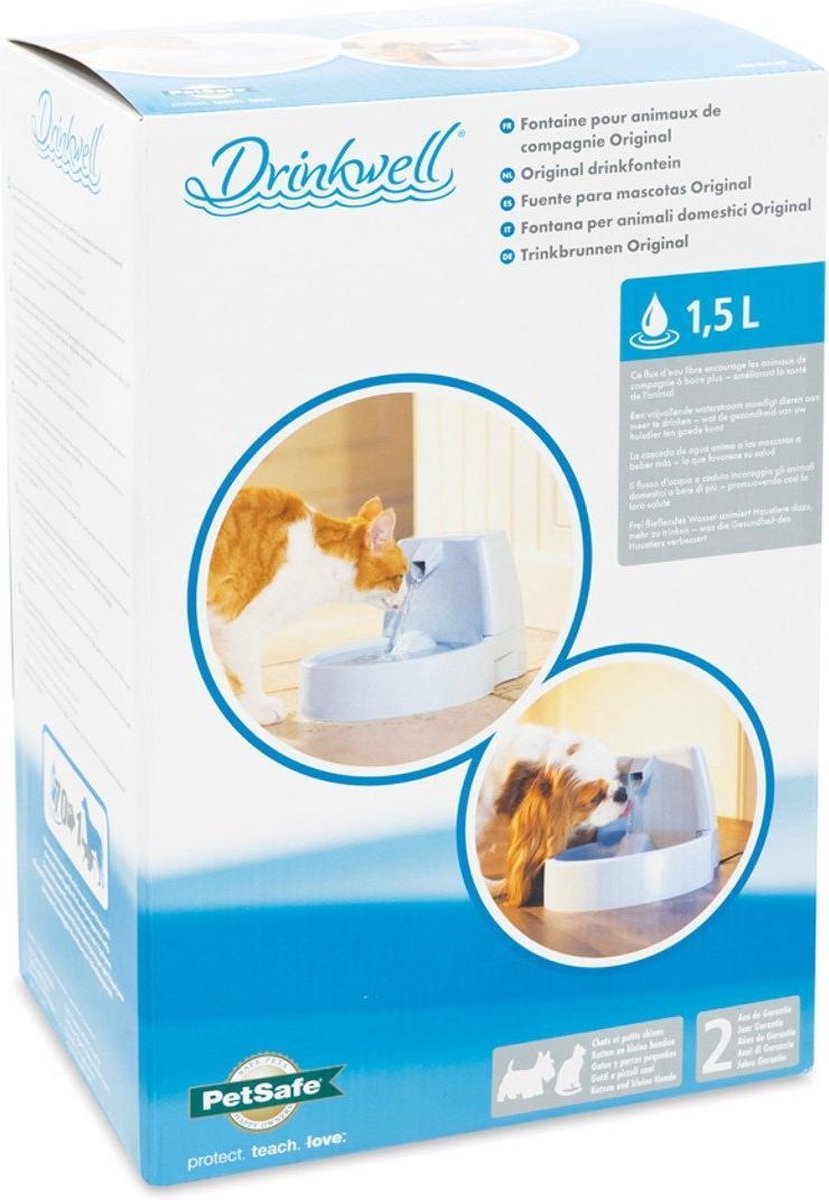 Petsafe Drinkwell Original - Drinkfontein - 1,5 L