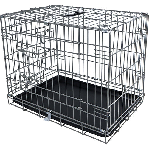 Hondenbench - draadkooi - taupekleur - 2 deuren - verschillende maten