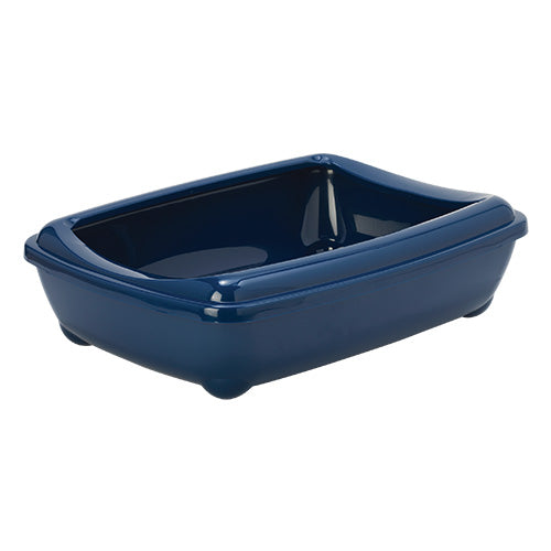 Moderna Open Kattenbak met Rand - Afmetingen: 57x43x15 cm -  Verkrijgbaar in 3 kleuren