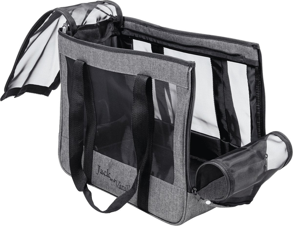 Jack And Vanilla - Draagtassen - Travel Draagtas - Grijs/zwart - L