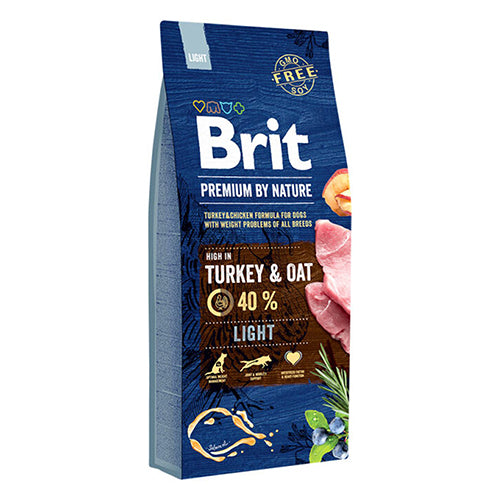 Brit Premium by nature Light - gewichtscontrole - 3 - 15 kg