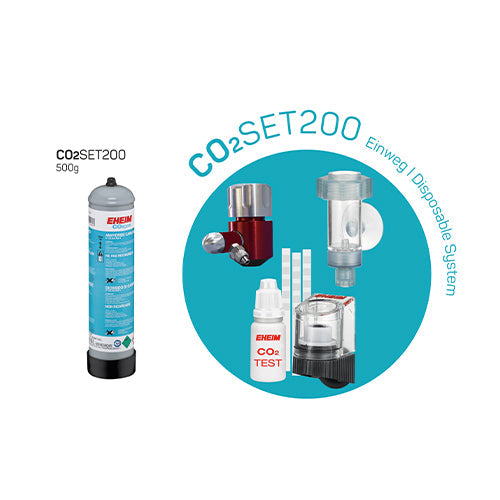 Eheim Co2 Set 200 Wegwerp Co2-Fles - 500 gr
