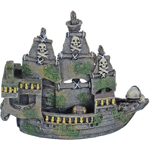 Boon Aqua Deco Ornament Gezonken Galjoen 12x10x4 cm