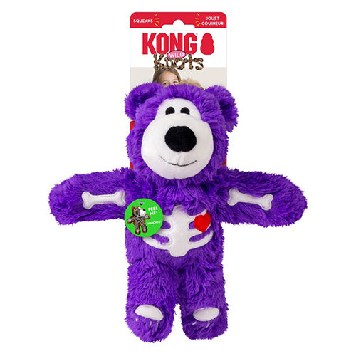 Kong halloween wildknots skeleton bear assortie m/l