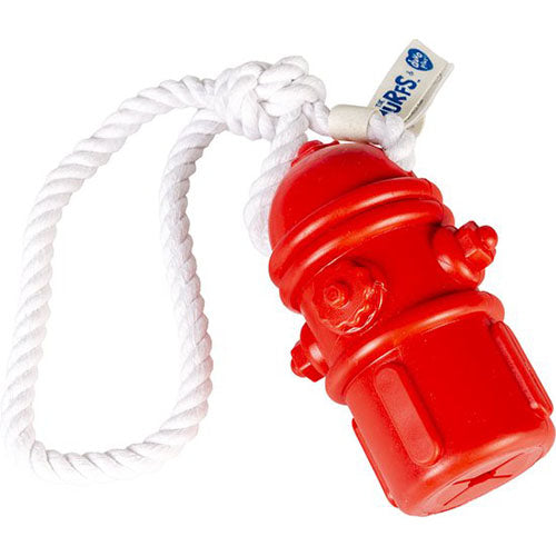 Duvoplus Smurfen - Rubberen Snackspeeltje met Touw - 34x6x6 cm