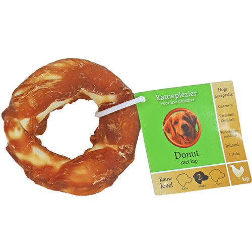 Natuurlijke snack donut met kip - 2 maten