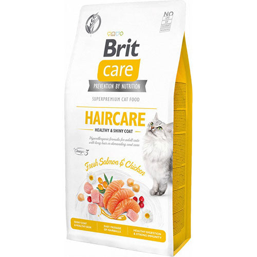 Brit Care Cat – Fellpflege für ein gesundes und glänzendes Fell (7 kg)