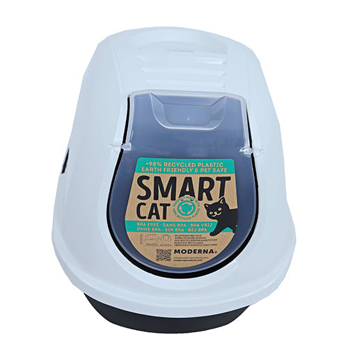 Moderna Kattenbak Smart-Cat - 53x39x41 cm - Licht Zwart/Graniet