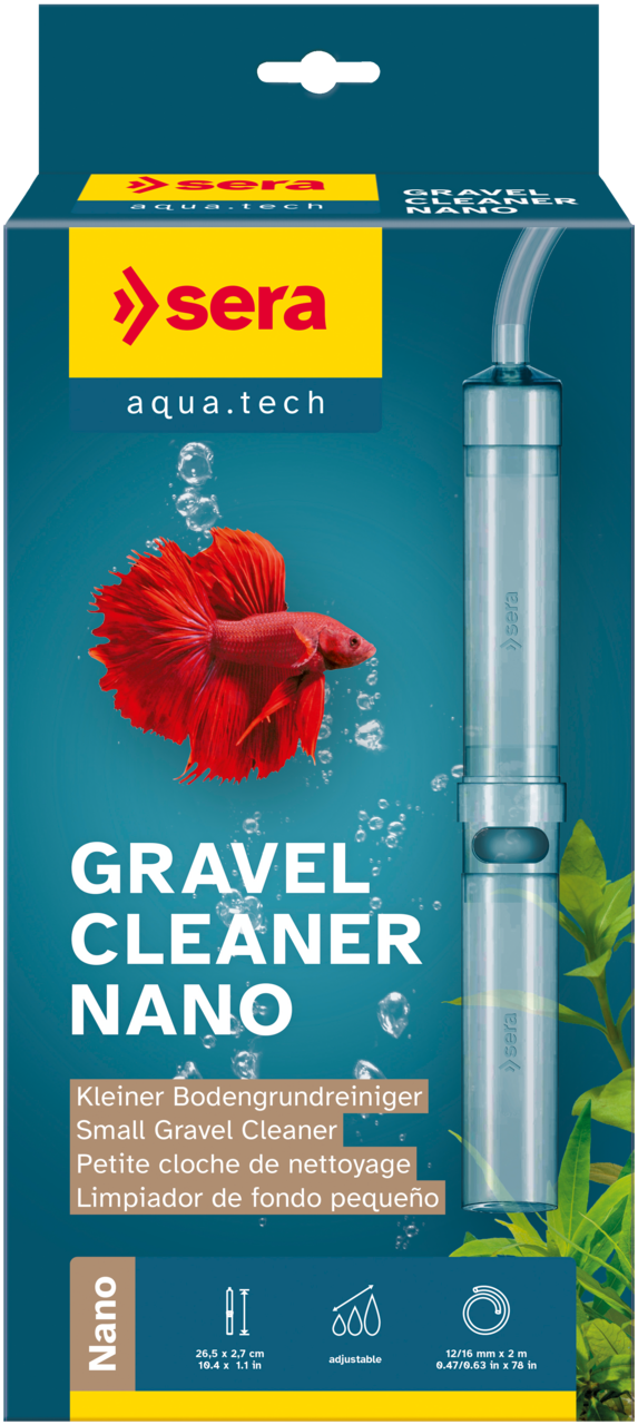 sera Gravel Cleaner Nano voor mini aquaria