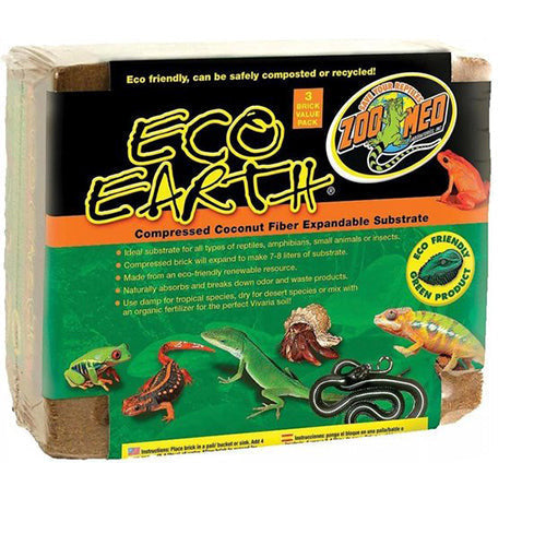 Zoo Med brick geperste kokos vezel