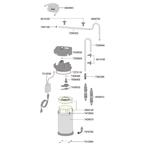 Eheim filter classic vario+e 250 inclusief filtermassa op Wifi