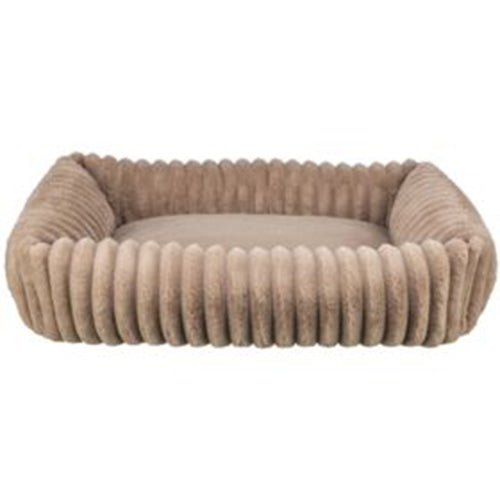 Trixie Hunde-/Katzenbett Lonni SOFT Edition – Hellbraun – Erhältlich in 3 Größen