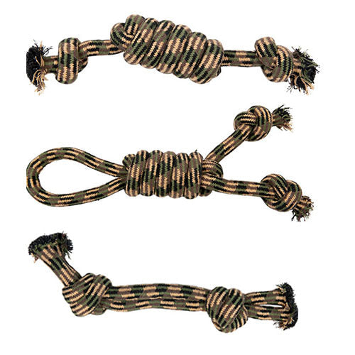 Jack and Vanilla touw speelgoed Camouflage trektouwen