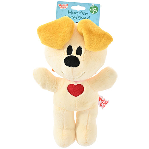 Woezel & Pip Hundespielzeug – Pip Plüschtier + Seilskelett 23 cm