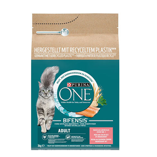 Purina One adult zalm en verse groenten 3 kg