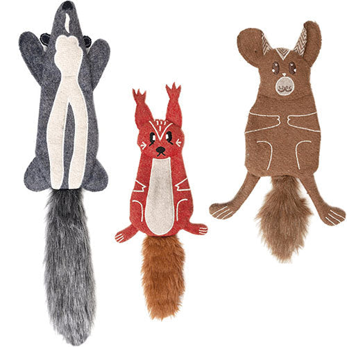 Jack and Vanilla Forest Fluff -  30 - 35 cm Jerboa - Stinkdier - Eekhoorn