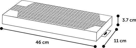 Katten Krabplank Karton - Bruin - 46 x 11 x 4 cm