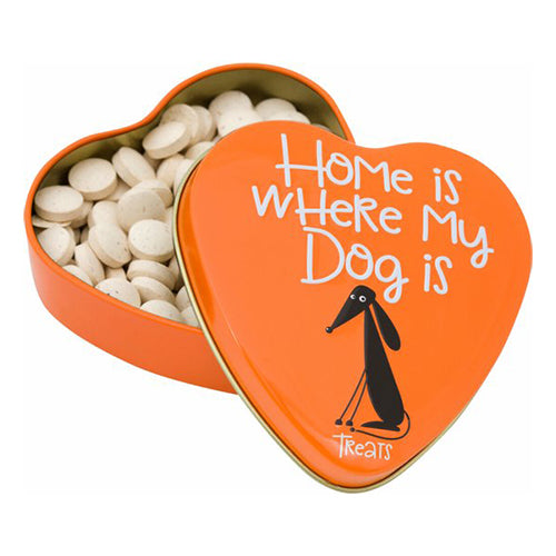 Sanal Hundehefe-Calcium-Blik, 60 Gramm „Zuhause ist, wo mein Hund ist“
