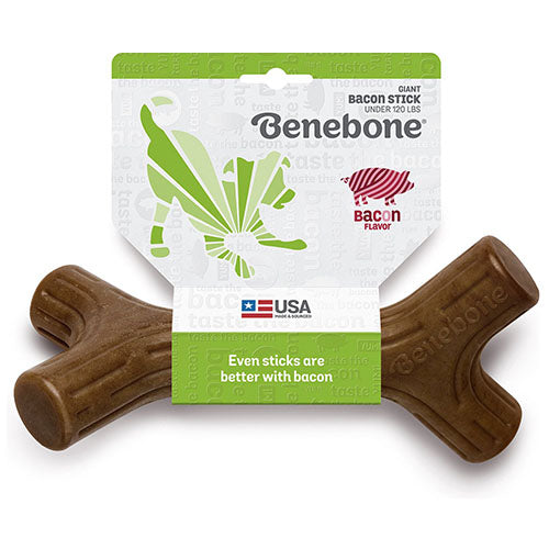 Benebone kauwspeelgoed Baconstick in 4 maten