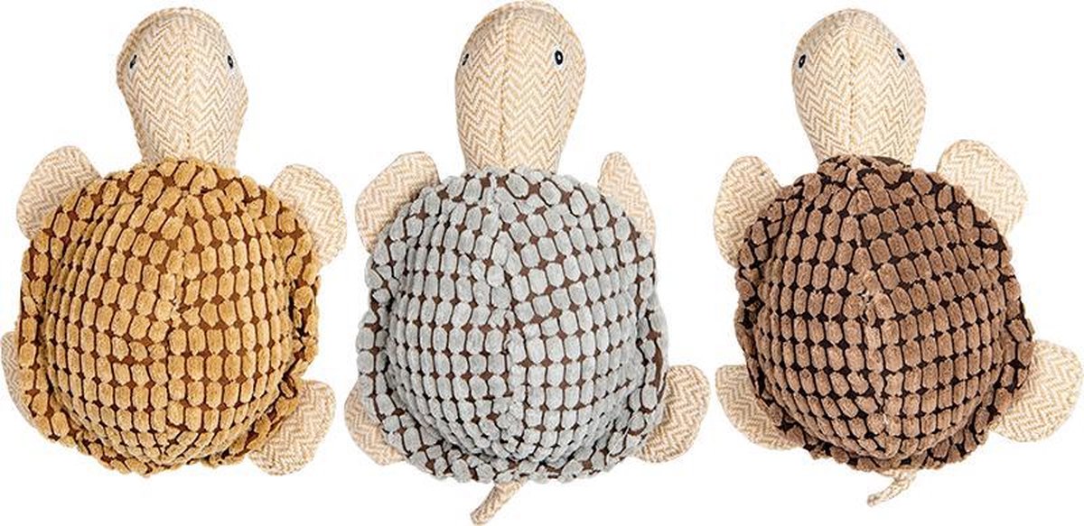 Jack And Vanilla VELVETIES Schildpad Hondenspeelgoed MULTI - 33 cm