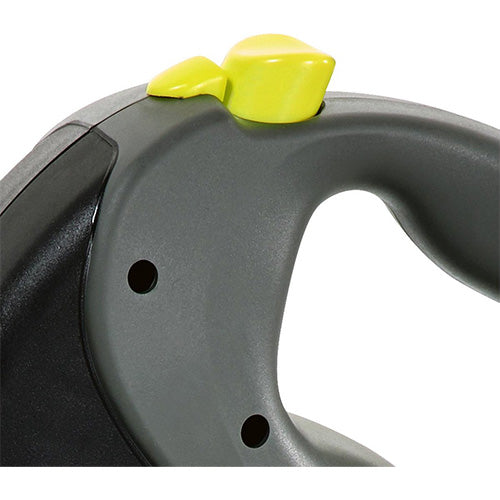 Flexi giant neon lint zwart/neon geel PRO/10m