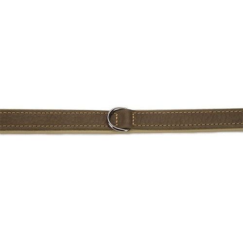 Beeztees Comfort Leren Hondenhalsband - Grijs - Nekomvang tussen 34,5-40,5 cm - 45 cm x 22 mm