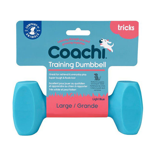 Coachi Trainings-Apporteer Hantel groß hellblau 14,5 x 18,5 x 7,5 cm