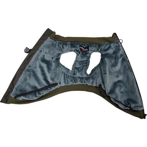 Jack and Vanilla Dogwalk Jacket Harness London – Hundemantel mit Geschirr – Grau – Erhältlich in 7 Größen
