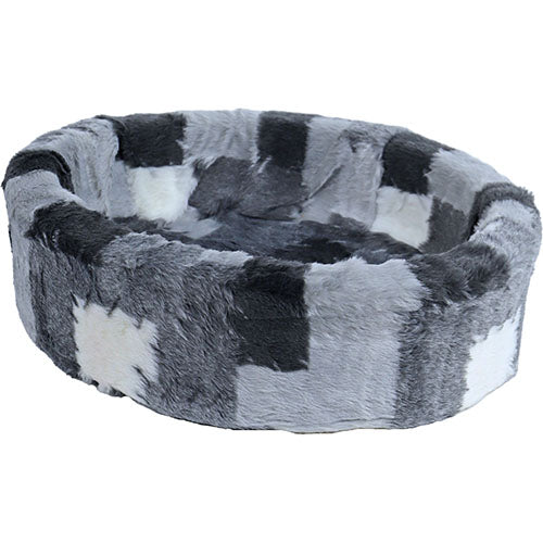 Boony zachte teddymand blok grijs of bruin