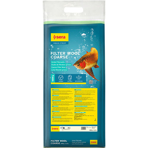Sera filterwatten groen grof 1000 gram